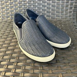 Navy Ecco Slip-On Shoes Sz 9 Great Condition